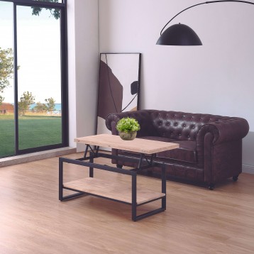 Mesa Steve Madera y Negro Ambiente 2