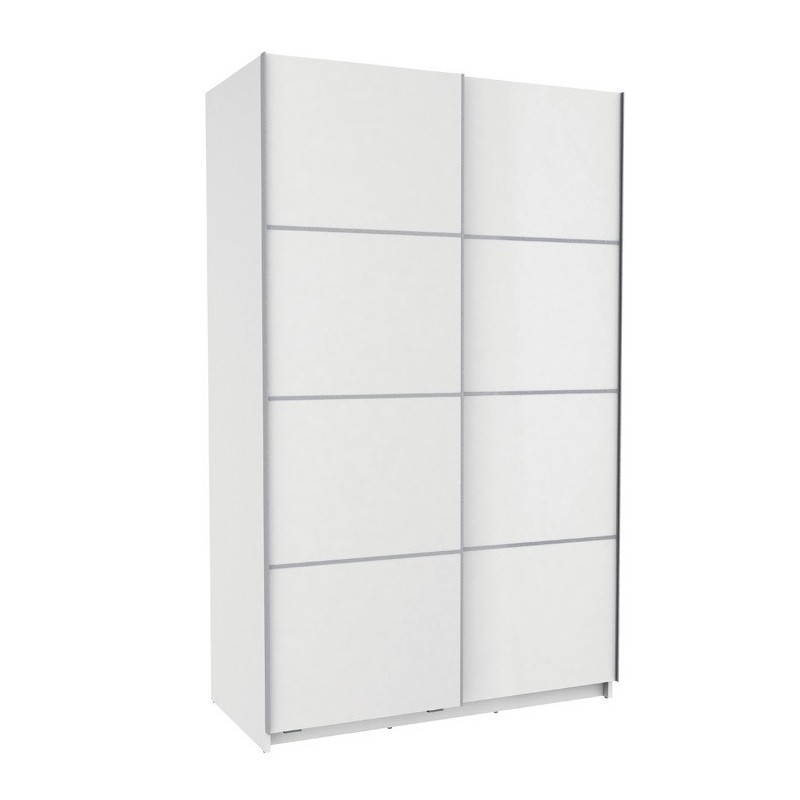 Armario puertas correderas de 120x220 blanco - Miroytengo.es