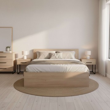 Cama Baltic Roble Ambiente 2