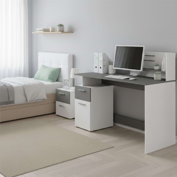 Escritorio Platón Gris Ambiente 1