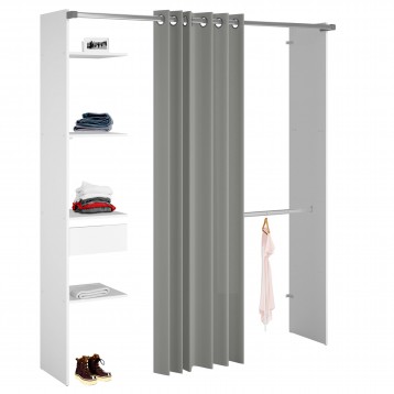 Vestidor Modular Custom Módulo G Color Blanco 200x204 cm