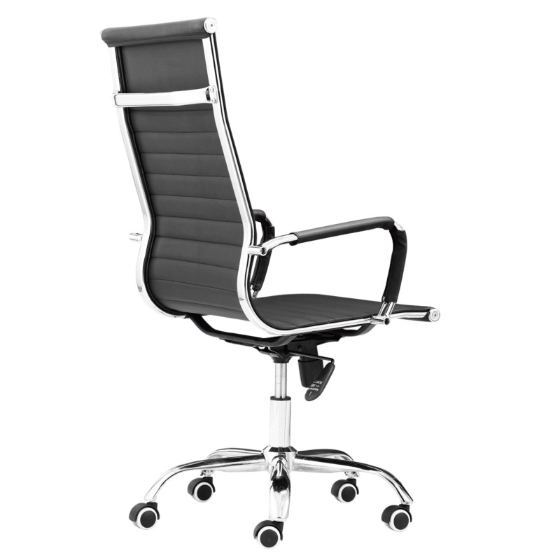Silla Oficina Negra Girada Silla Oficina Negra Girada