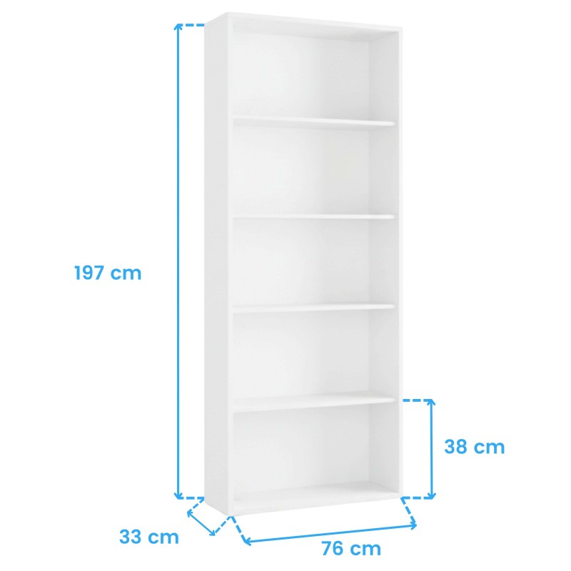 Estantería Scaled Cotas Estantería Scaled Cotas