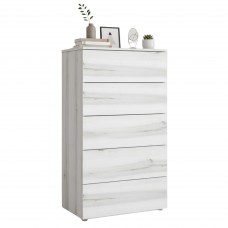 Sinfonier Lyon en Blanco Albo con 5 Cajones 62x111x40 cm
