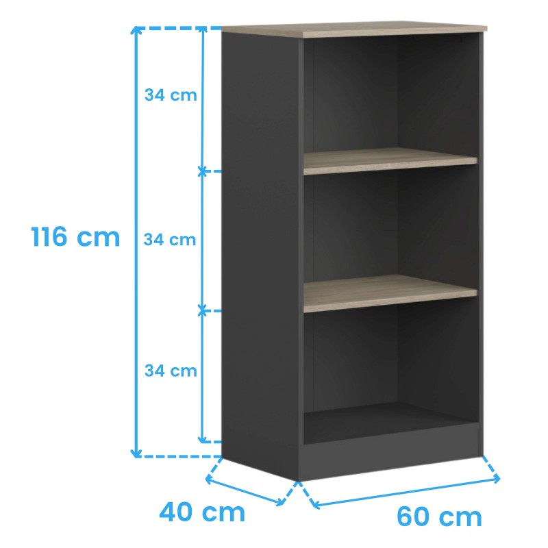Estantería Nibis Cotas Estantería Nibis Cotas