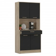 Armario cocina Dolce color roble y negro 83x177 cm Armario cocina Dolce color roble y negro 83x177 cm