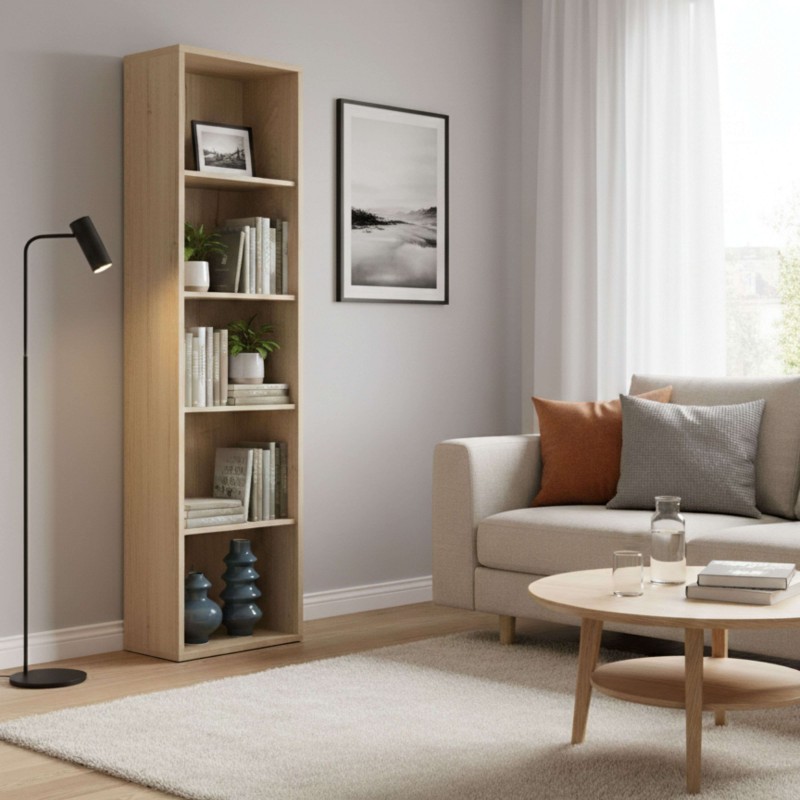 Librería Roble Gold Ambiente 2