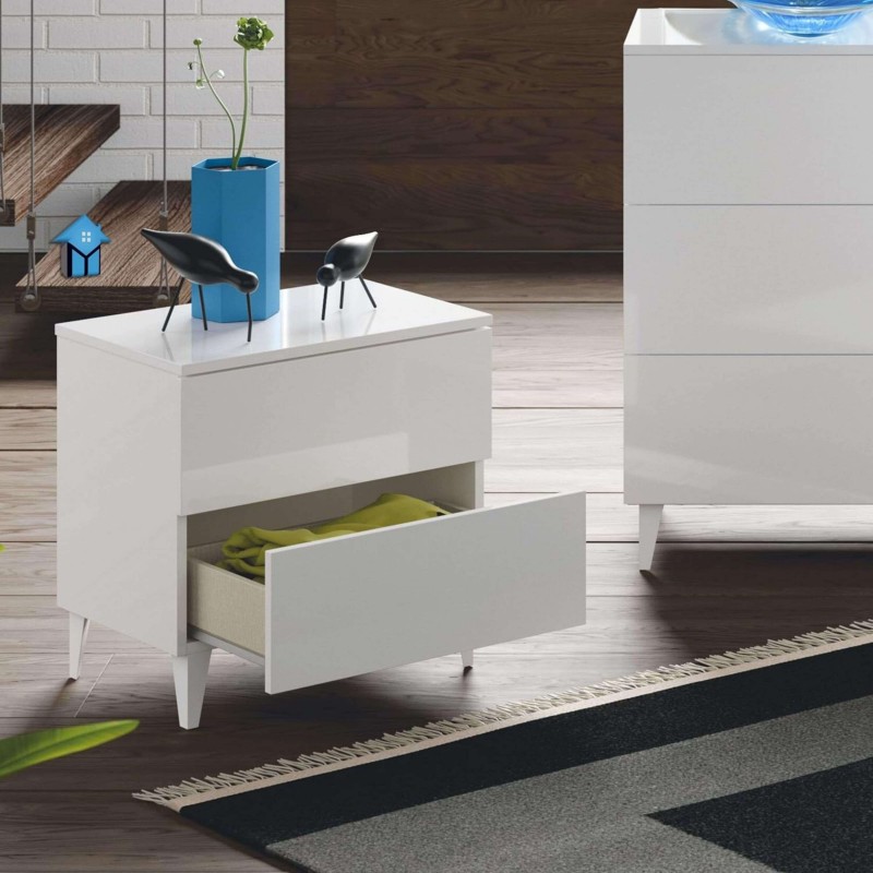 Mesita Blanco Brillo Ambiente 1