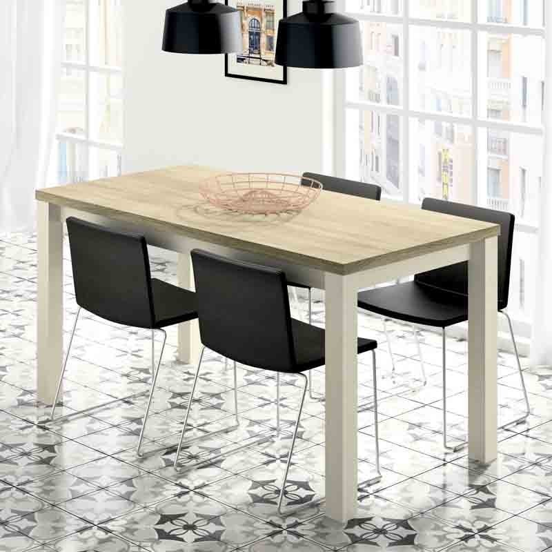 Mesa De Comedor Artik Cambrian Y Pino 150x80x76