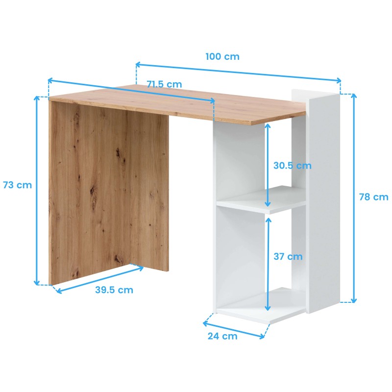 Pack Roble y Artik Escritorio cotas Pack Roble y Artik Escritorio cotas