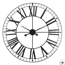 Reloj de pared Tibor Color Negro 88 cm