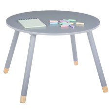 Mesa Infantil Dormitorio Douceur Color Gris 60x60 cm