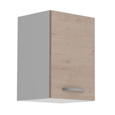 Módulo Superior Cocina Eko Estrecho 1P Roble Jackson y Blanco 40X35 cm