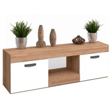 Mesa para TV Argos 150 cm naturale y blanco Mesa para TV Argos 150 cm naturale y blanco