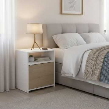 mesita blanco ambiente