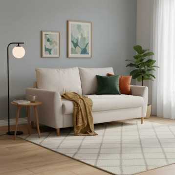 Sofá Mave Beige Ambiente 1
