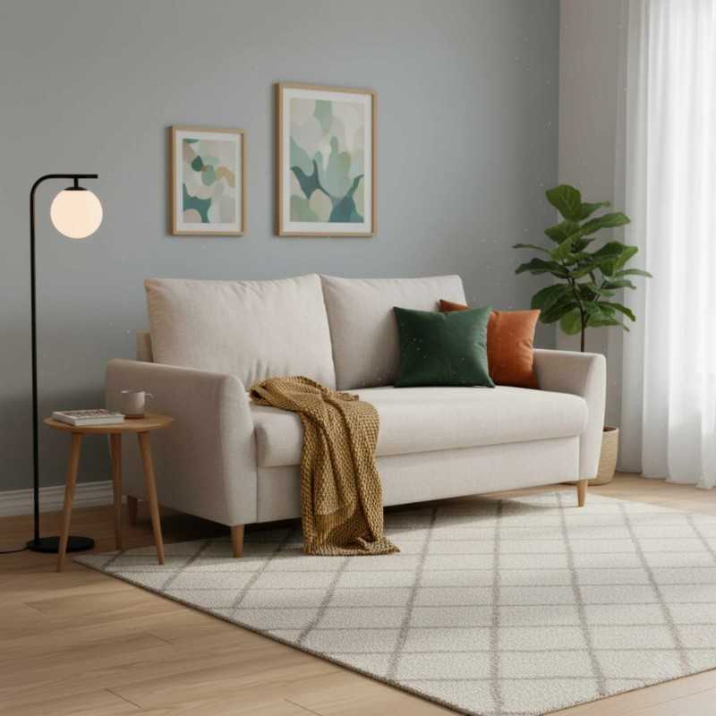 Sofá Mave Beige Ambiente 1