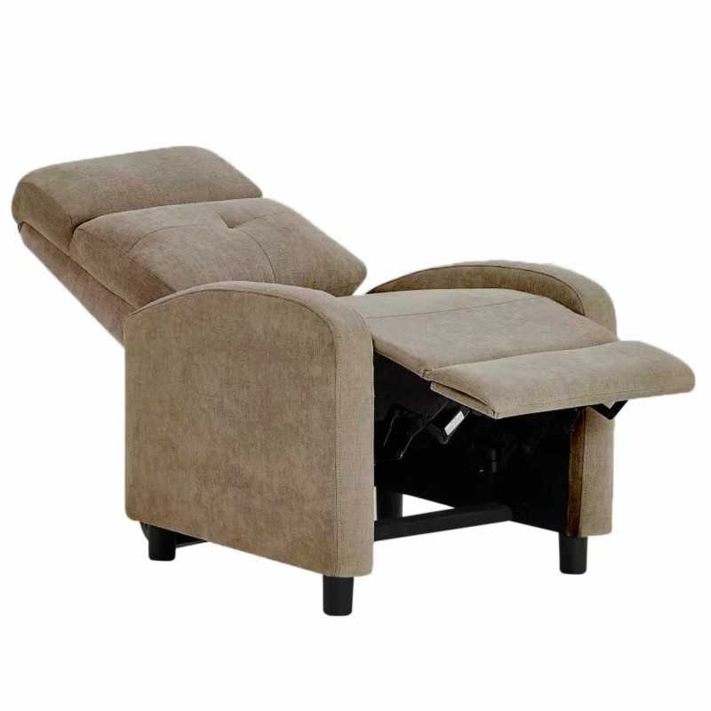 Sillón Relax Reclinable Denmark Salón Color Marrón Sillón Relax Reclinable Denmark Salón Color Marrón