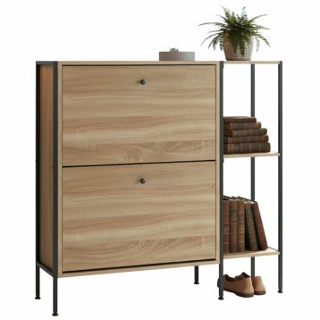 zapatero recibidor con estantería