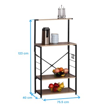 estantería cocina Kiwa cotas