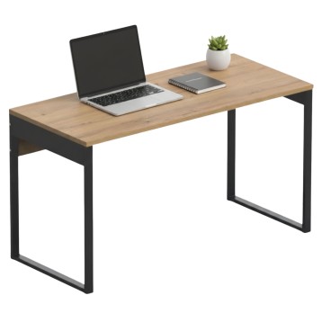 Mesa escritorio Nexus Roble Gold y negro 136 cm