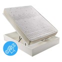 Pack Canapé Gred + Colchón Viscoelástico 22 cm Color Blanco Mate