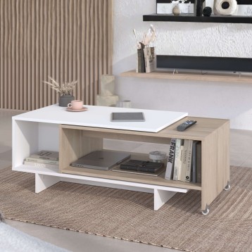 Mesa de centro con tapa deslizante ambiente 2