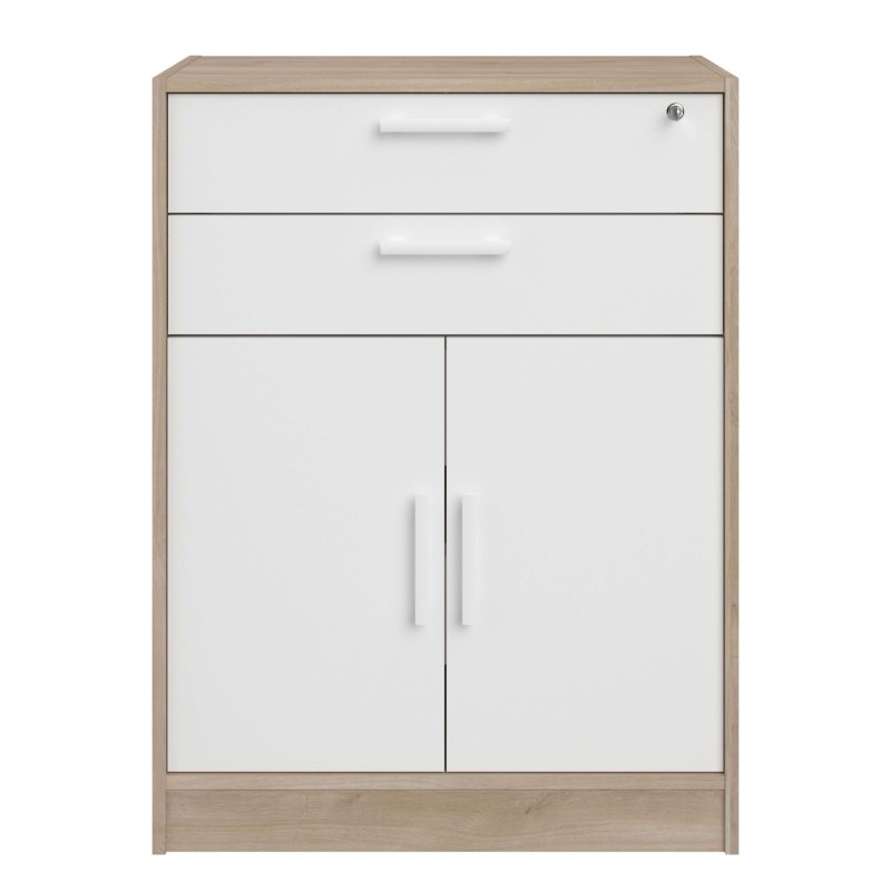 Estanteria oficina con puertas frontal