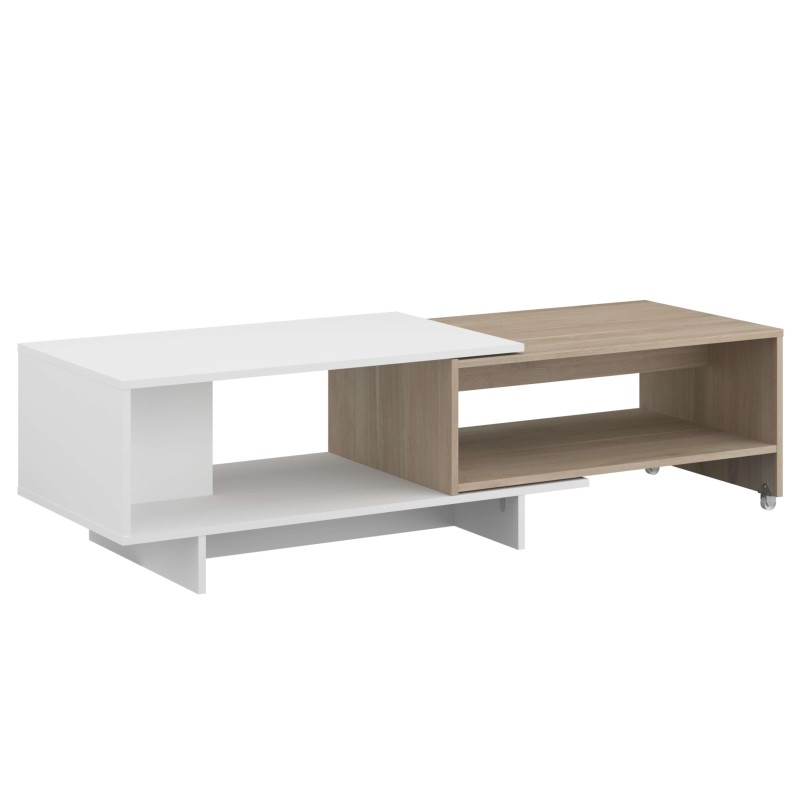 Pack de salón mesa de centro con tapa deslizante