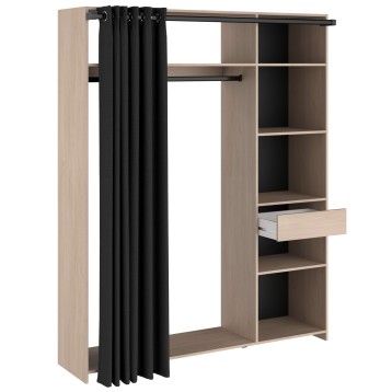 Pack dormitorio Vestidor armario abierto