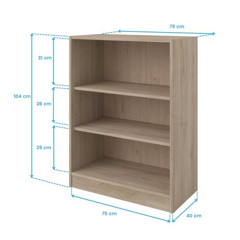 Pack de oficina completo estanteria baja cotas