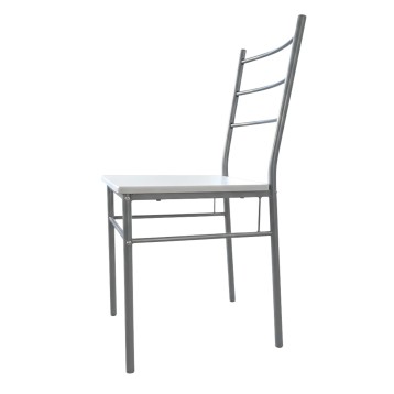 Silla Color Blanco y gris
