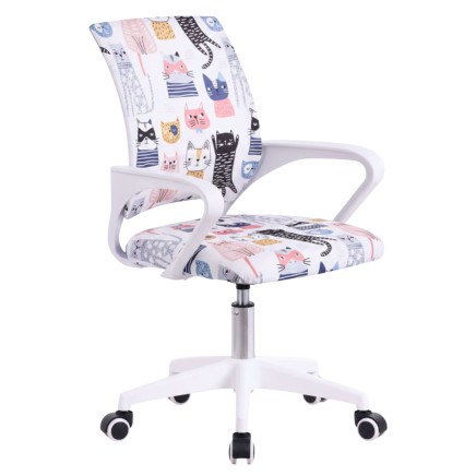 Silla Juvenil Dibujos Gatos portada