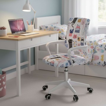 Silla Juvenil Dibujos Gatos ambiente