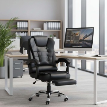 Silla Oficina con Reposapiés ambiente