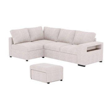 sofa cama ladeado puf