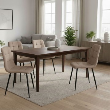 silla marrón ambiente