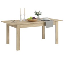 Mesa De Comedor Extensible City Color Roble Kronberg 156-191x78x90 cm