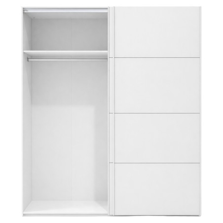 Armario con 2 Puertas Correderas Color Blanco Artik 150x200 cm