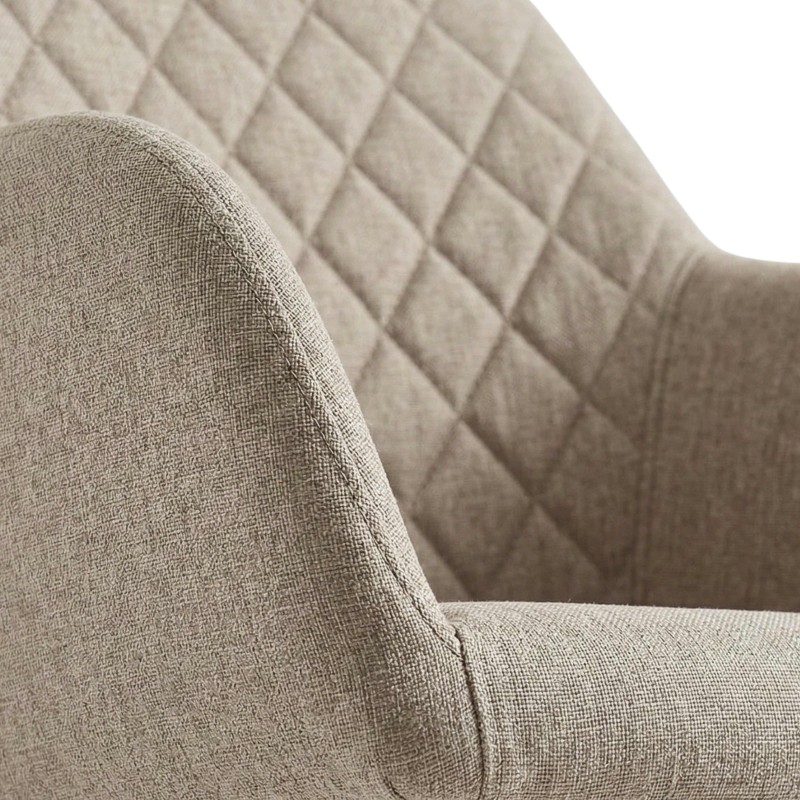 Silla Salón Comedor Rombo Color Beige