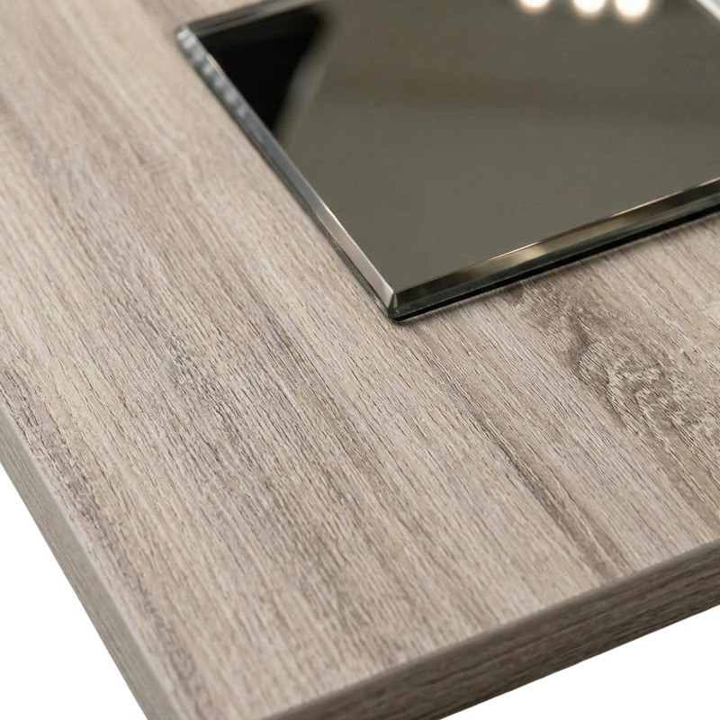 Set de 4 Espejos de Pared Lupe 45x45 cm Color Cambrian