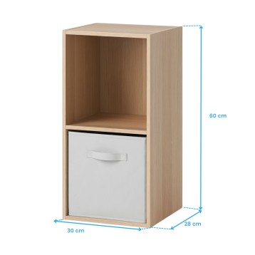 estanteria roble abril cotas