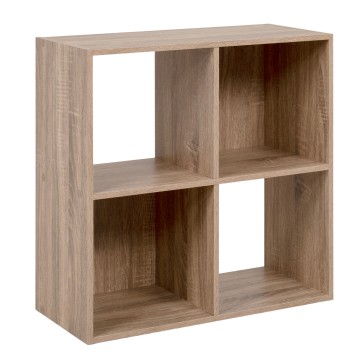 estanteria cuadrada roble 4