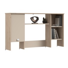 Altillo Estantería para Escritorio Anello Roble Jackson y Cashmere 138x78x28 cm