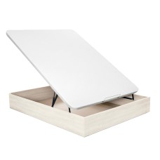 Cama Canapé Abatible Raso Color Blanco Ártico