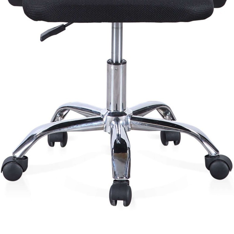 Silla giratoria Vita color negro y azul oficina despacho