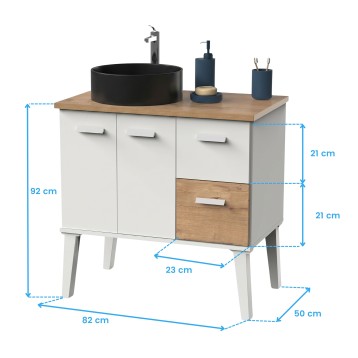 mueble baño aqua cotas