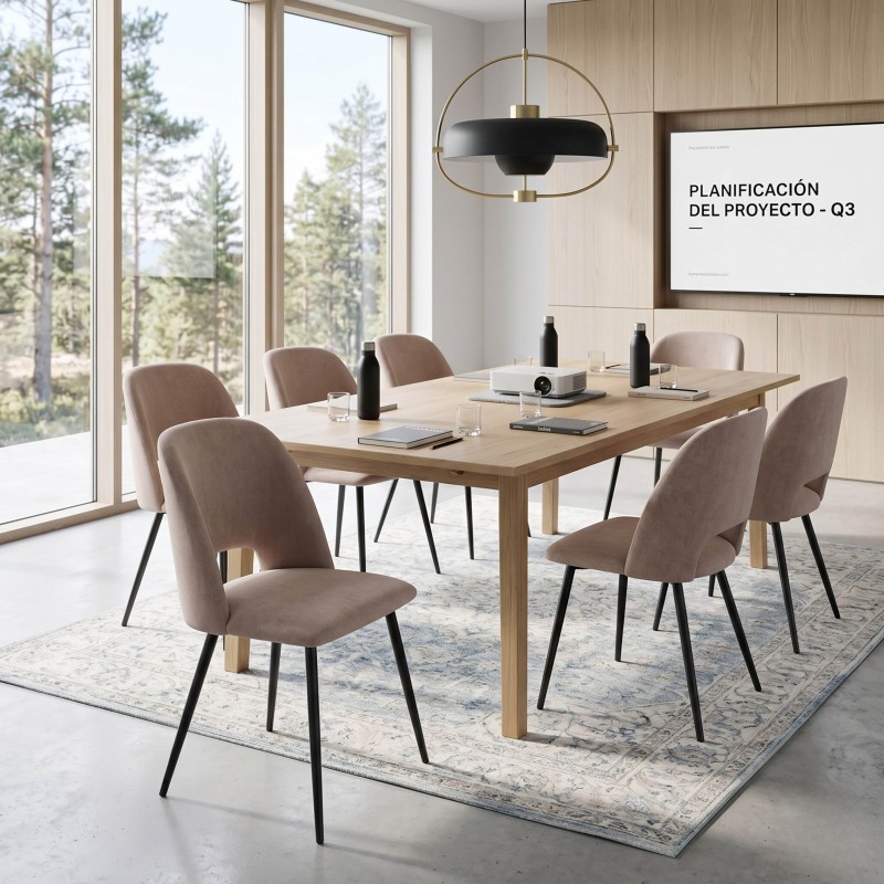 Silla de Comedor Mos Color Beige