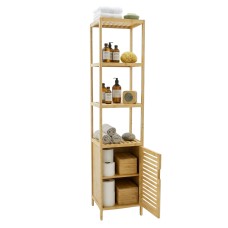 Estantería De Baño Take Bambú Marrón 34x170 cm