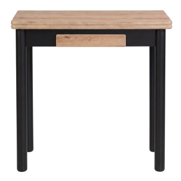 mesa cocina kitchi roble y negro 2